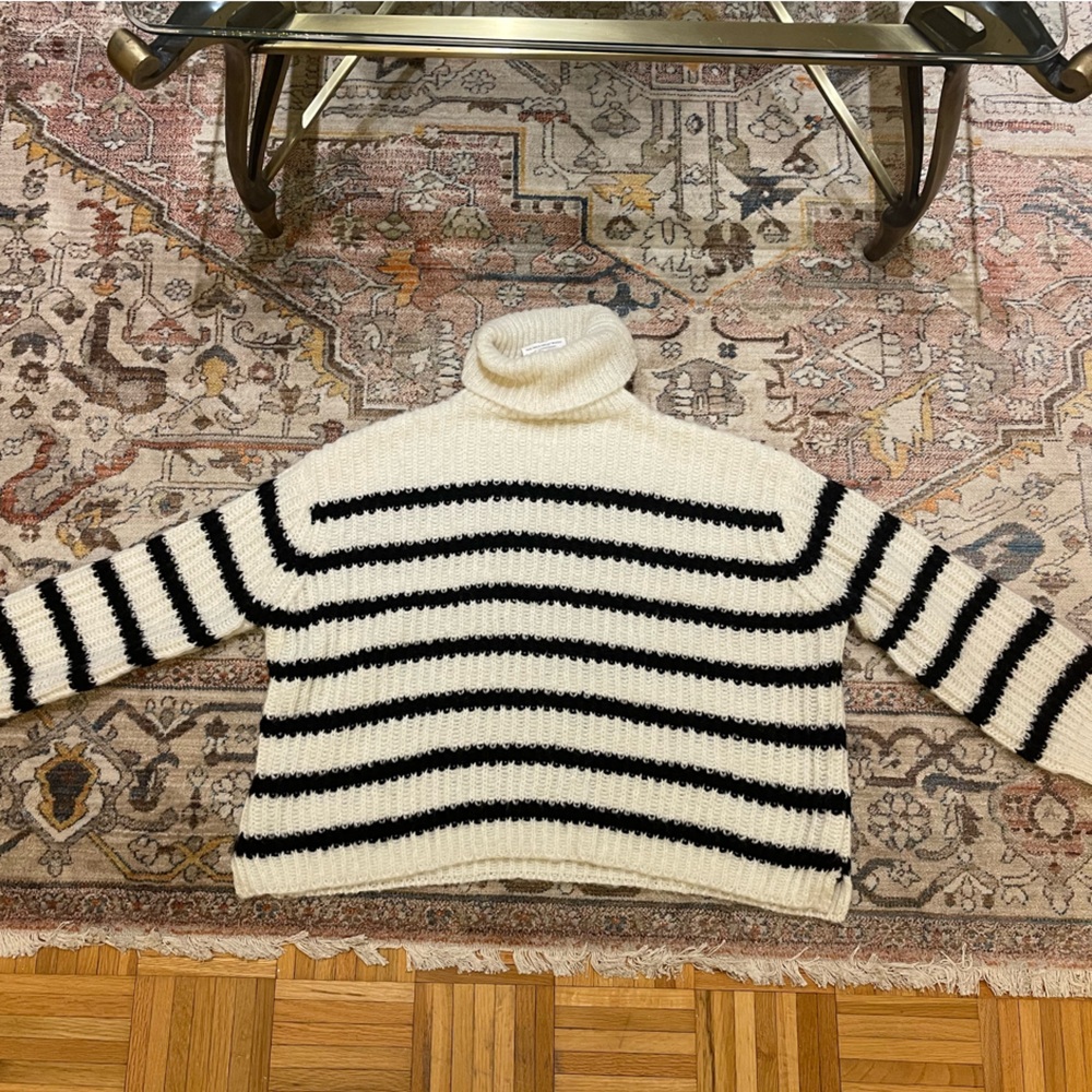 Striped Black and White Sweater